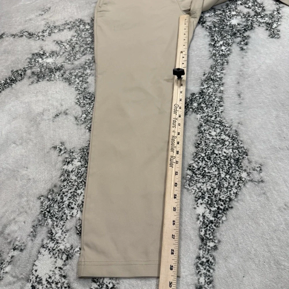 Public Rec Mens 34X32 Khaki Tan Performance Chino Pants Travel Stretch Zip Pocke